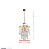 Lafayette 4 Light Chandelier