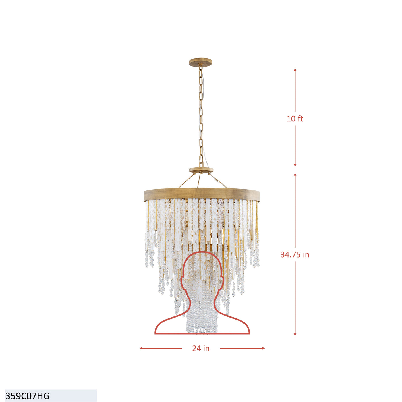 Lafayette 7 Light Chandelier