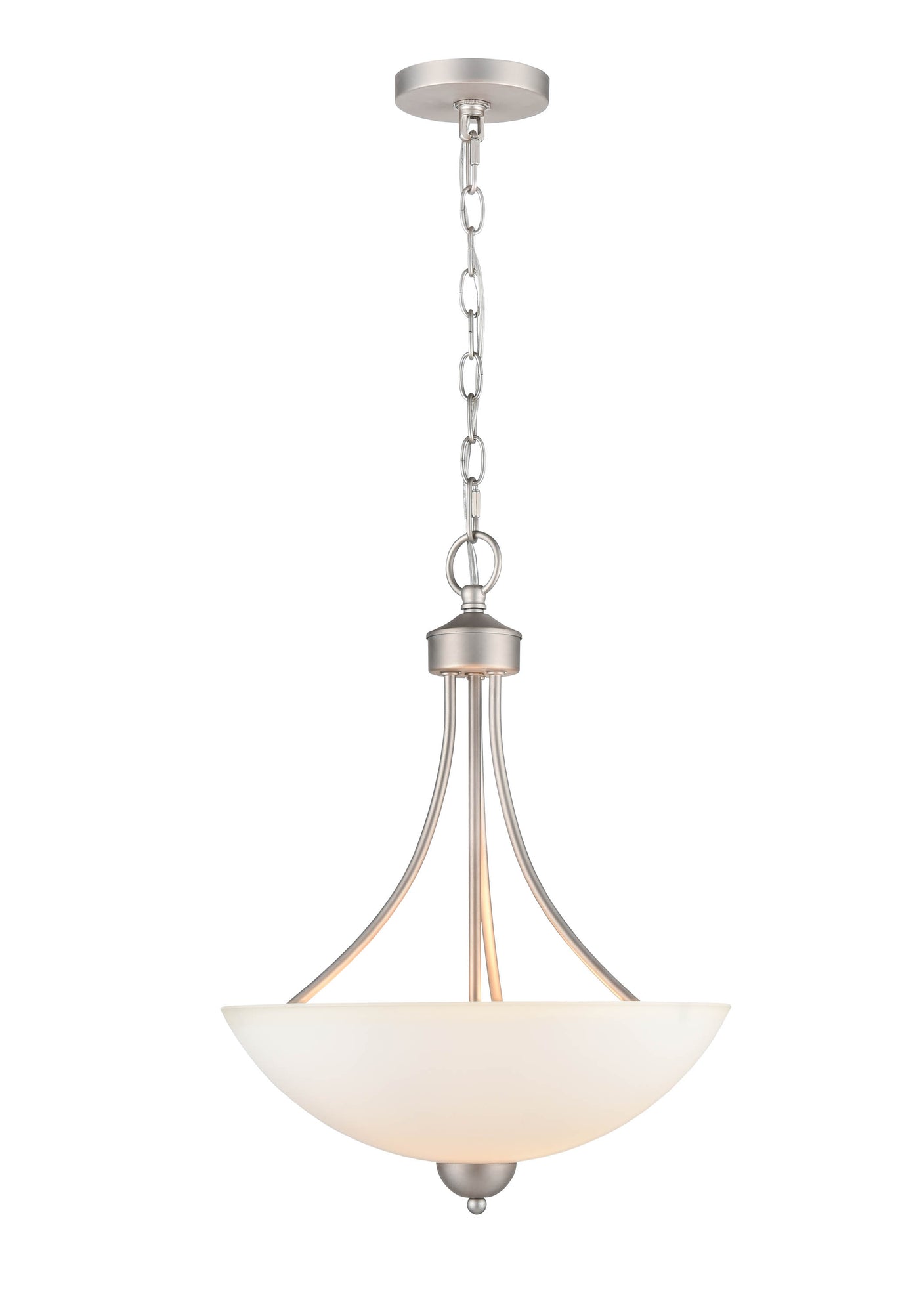 19.75'' Ivey Lake Satin Nickel 2 Light Pendant