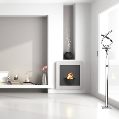 Munich LED Chrome 63" Floor Lamp | Dimmable