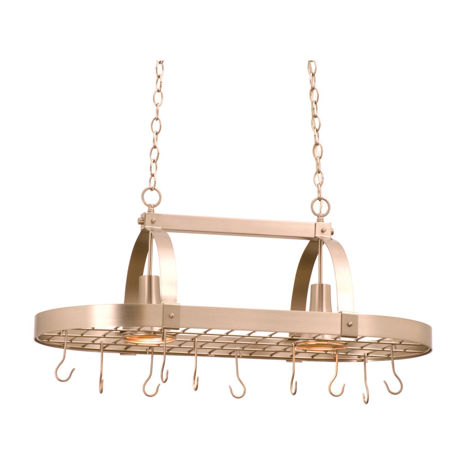14.5'' Contemporary 2 Light Satin Nickel Linear Pendant
