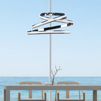 Oslo LED Adjustable Chandelier | Chrome