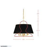 Coco 6 Light Pendant