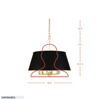Coco 6 Light Pendant