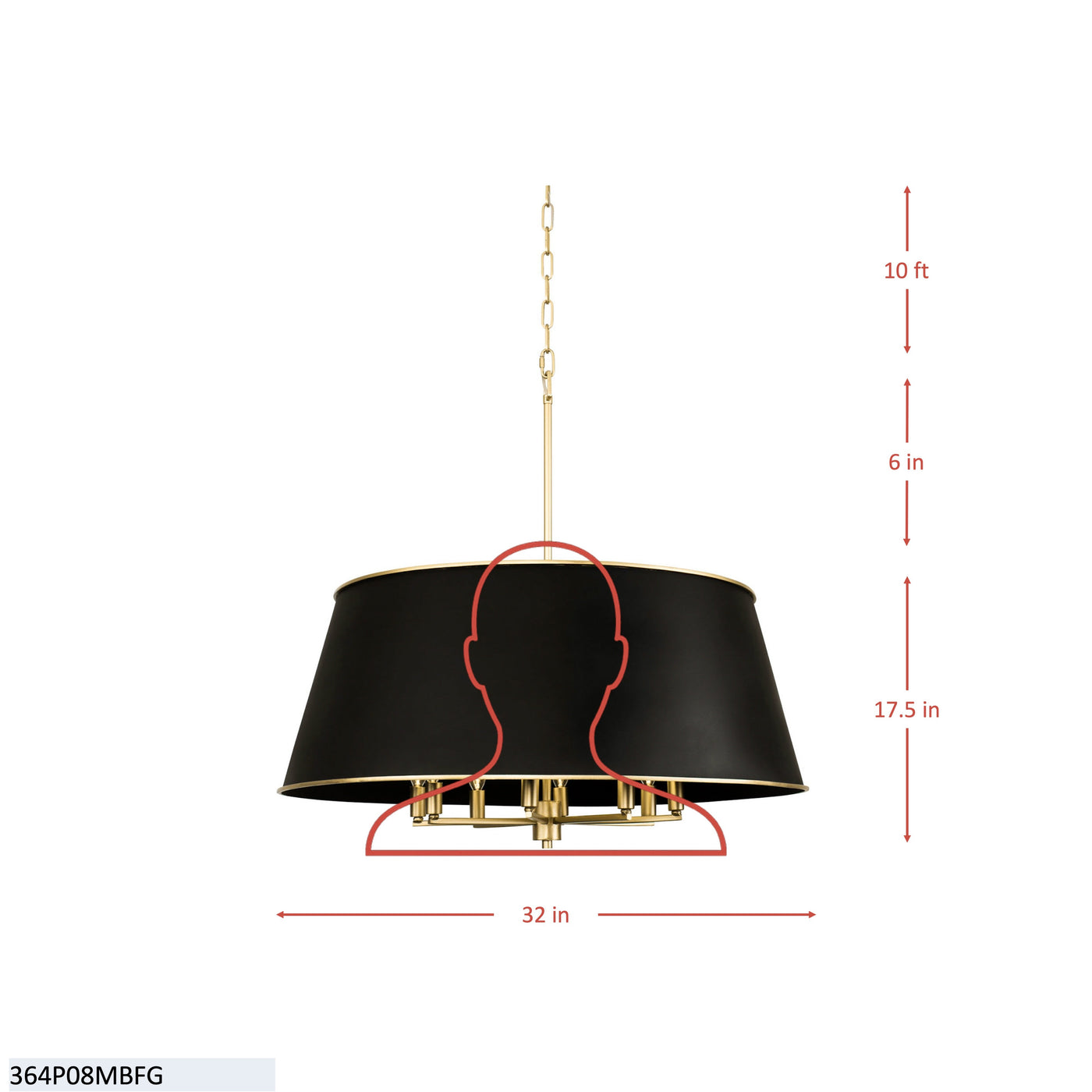 Coco 8 Light Pendant
