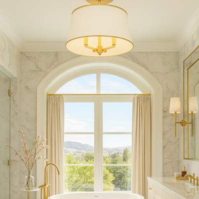 Coco 4 Light Semi Flush Mounts