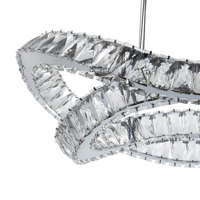 Monroe Crystal Chandelier | Chrome