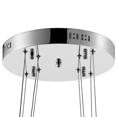 Monroe Crystal Chandelier | Chrome