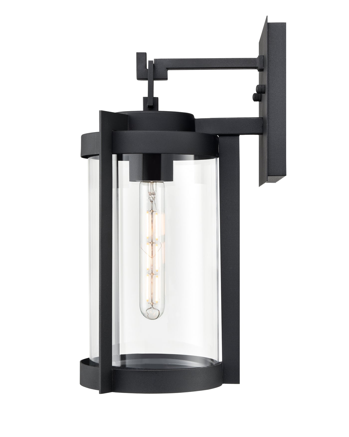7.88'' Ellway Textured Black 1 Light Wall Sconce