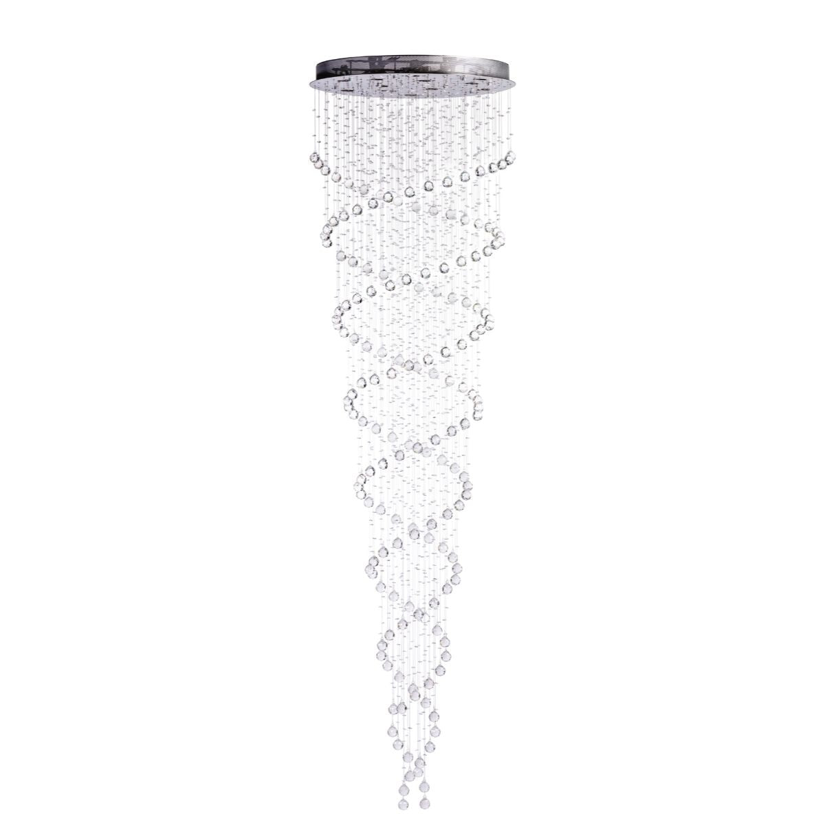 Crystal Chandelier Double Helix| 12 Light