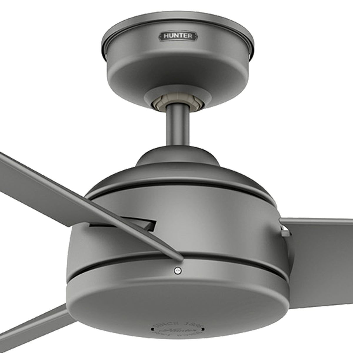 52 inch Trimaran Matte Silver WeatherMax Indoor / Outdoor Ceiling Fan and Wall Control
