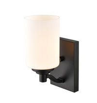 4.38'' Durham Matte Black 1 Light Wall Sconce
