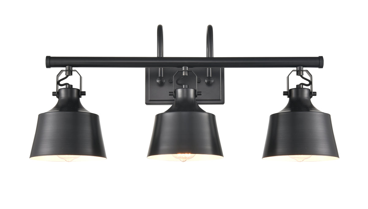 Provin 28-Inch 3-Light Bath Vanity Light with LED Bulbs