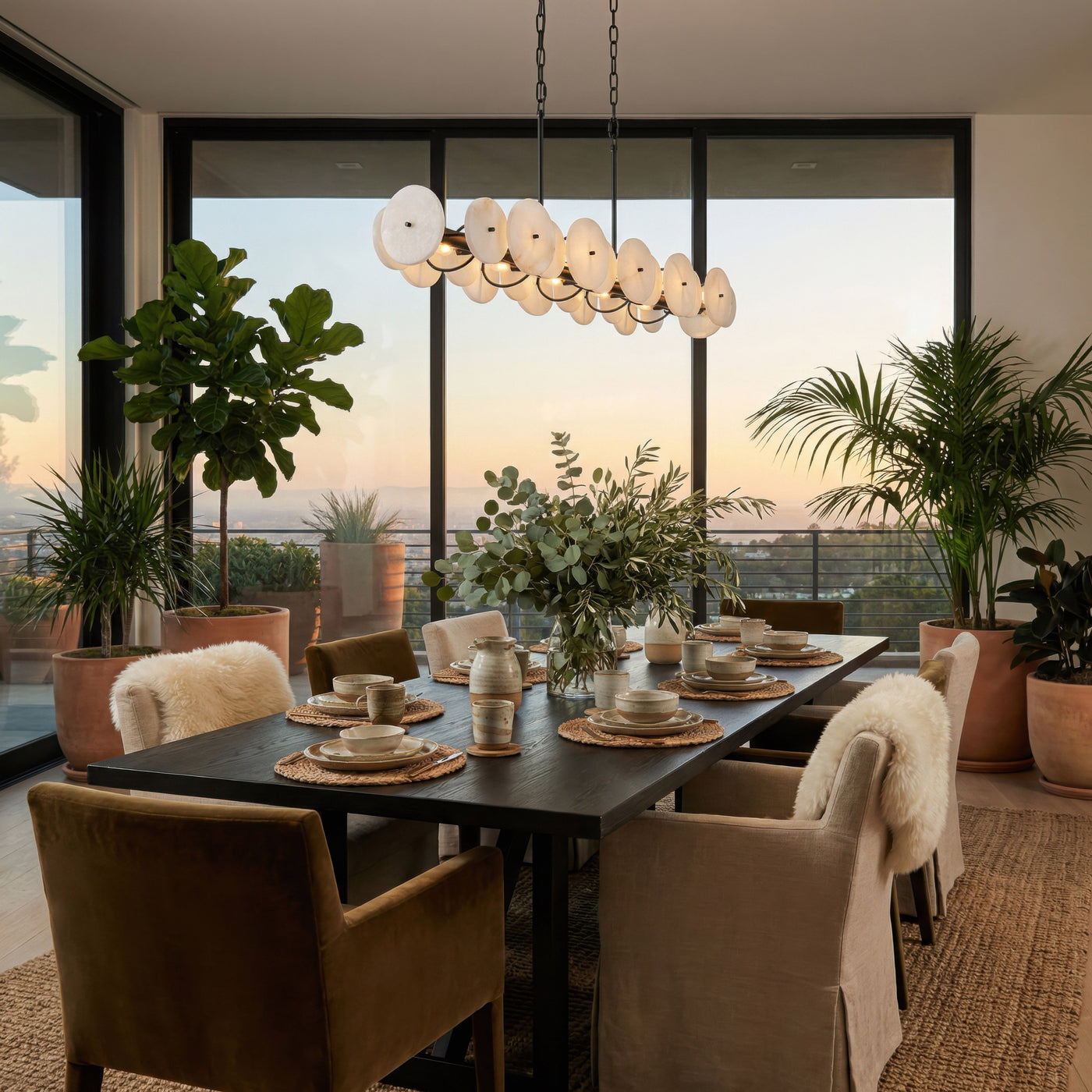 Cosmos 10 Light Linear Pendant