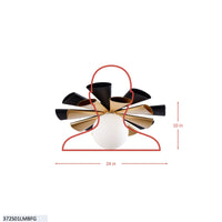 Daphne 1 Light Large Convertible Flush Mount