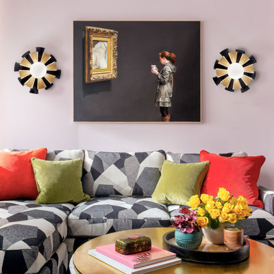 Daphne 1 Light Large Convertible Flush Mount