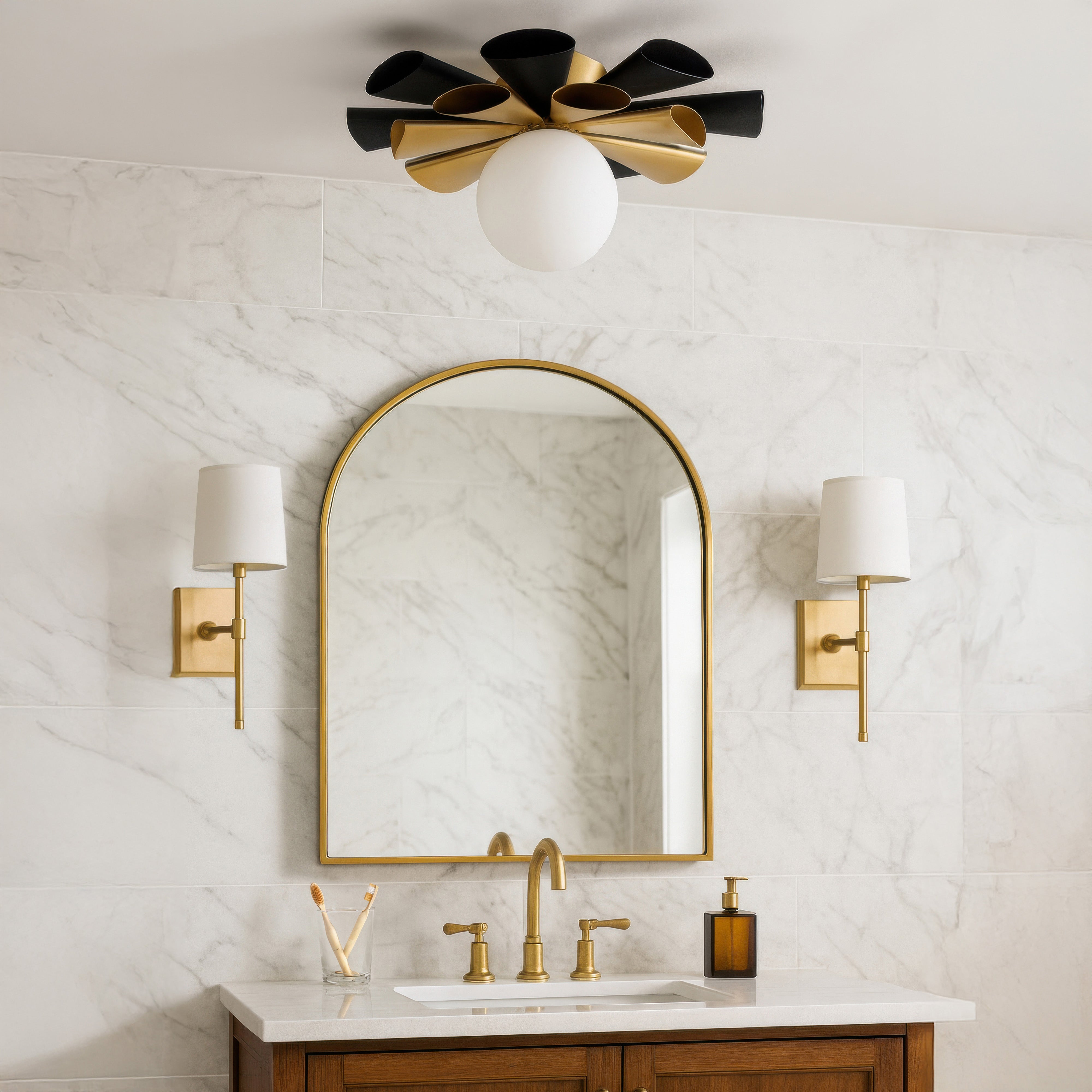 Daphne 1 Light Large Convertible Flush Mount