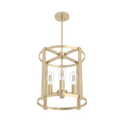Astwood 16-inch 4-light Alturas Gold Drum Chandelier