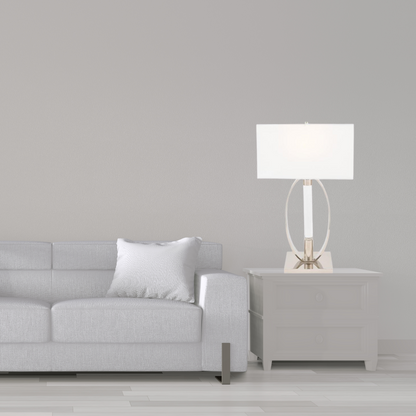 Sparkling Crystal & Chrome Table Lamp | 2 Light