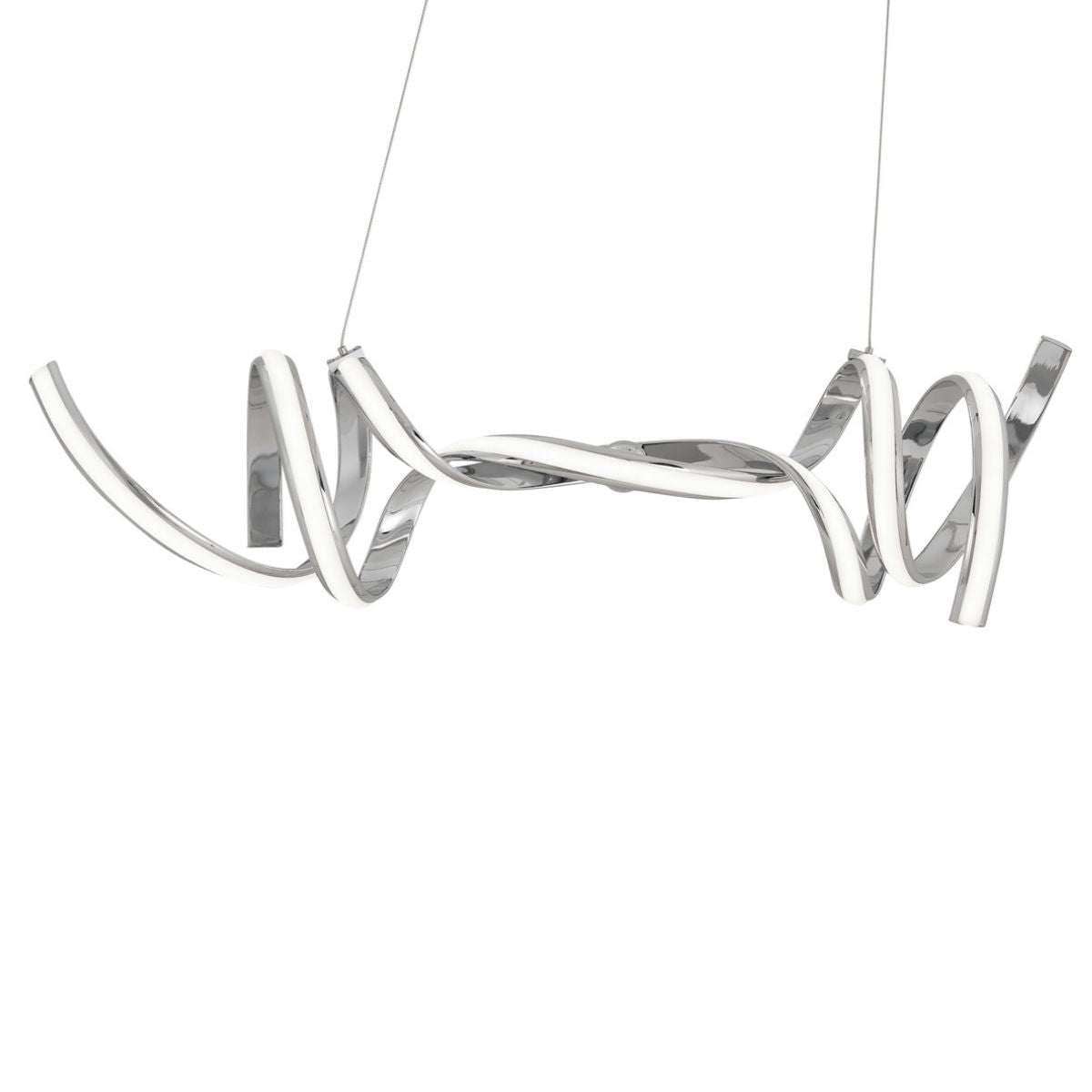 Munich LED Horizontal Chandelier | Chrome