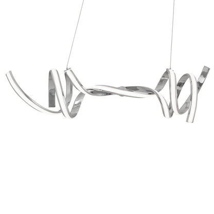 Munich LED Horizontal Chandelier | Chrome