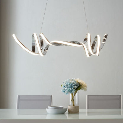 Munich LED Horizontal Chandelier | Chrome