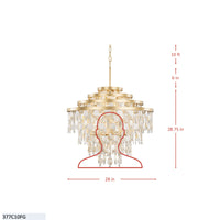 Kalani 10 Light Chandelier