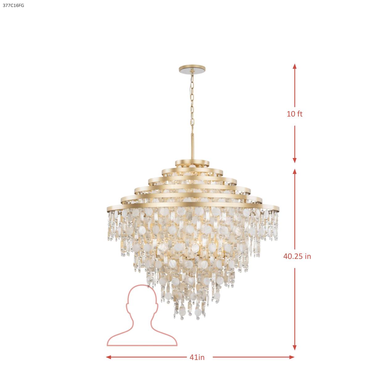Kalani 16 Light Chandelier