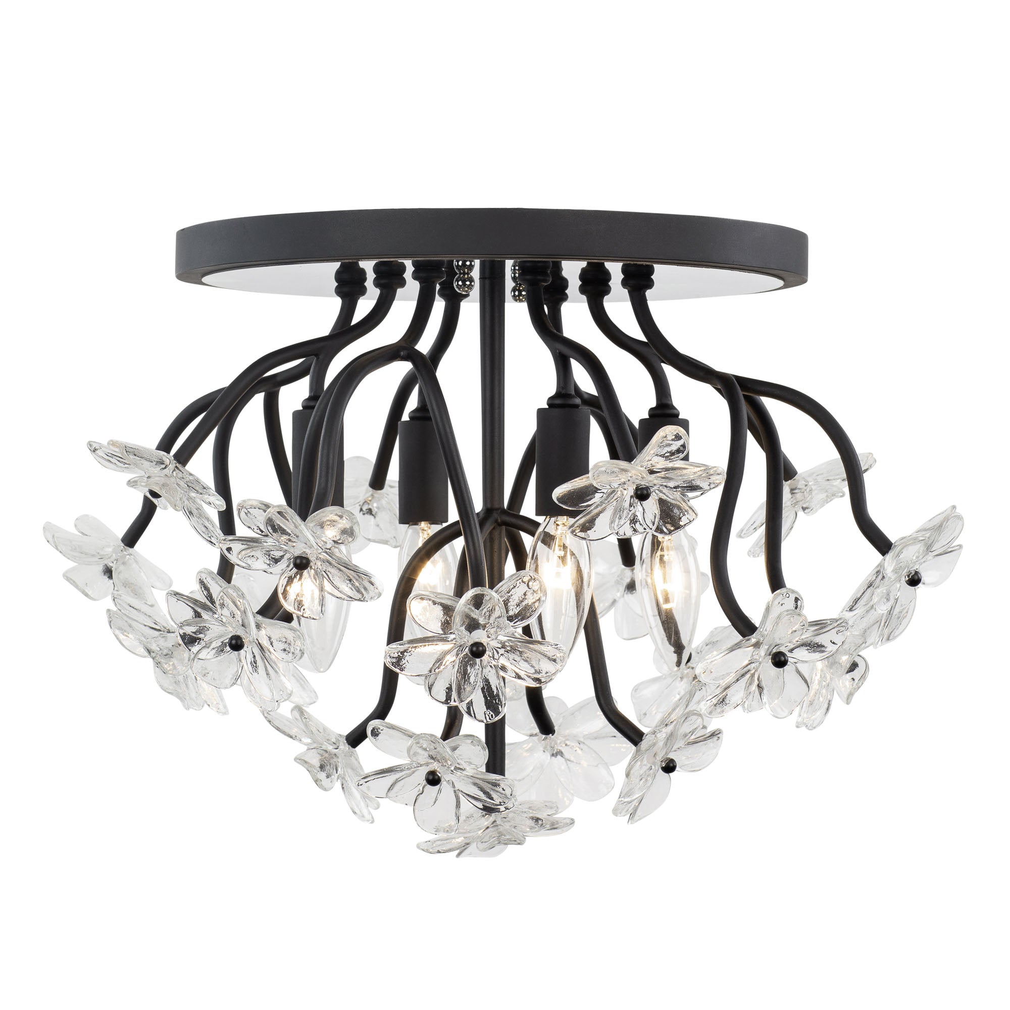 Wildflower 4 Light Semi-Flush Mount