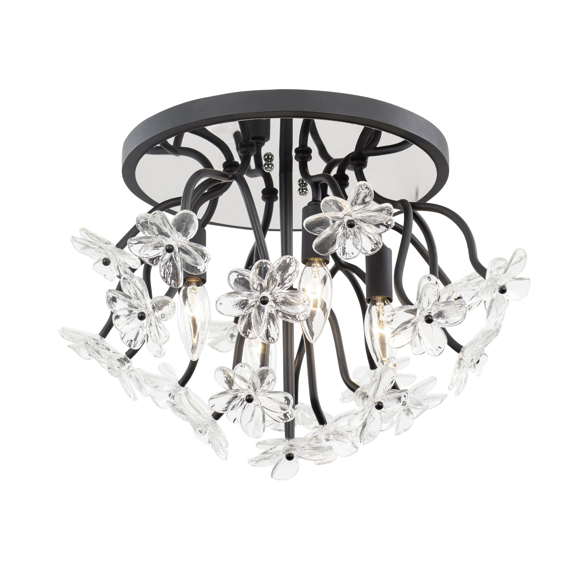 Wildflower 4 Light Semi-Flush Mount