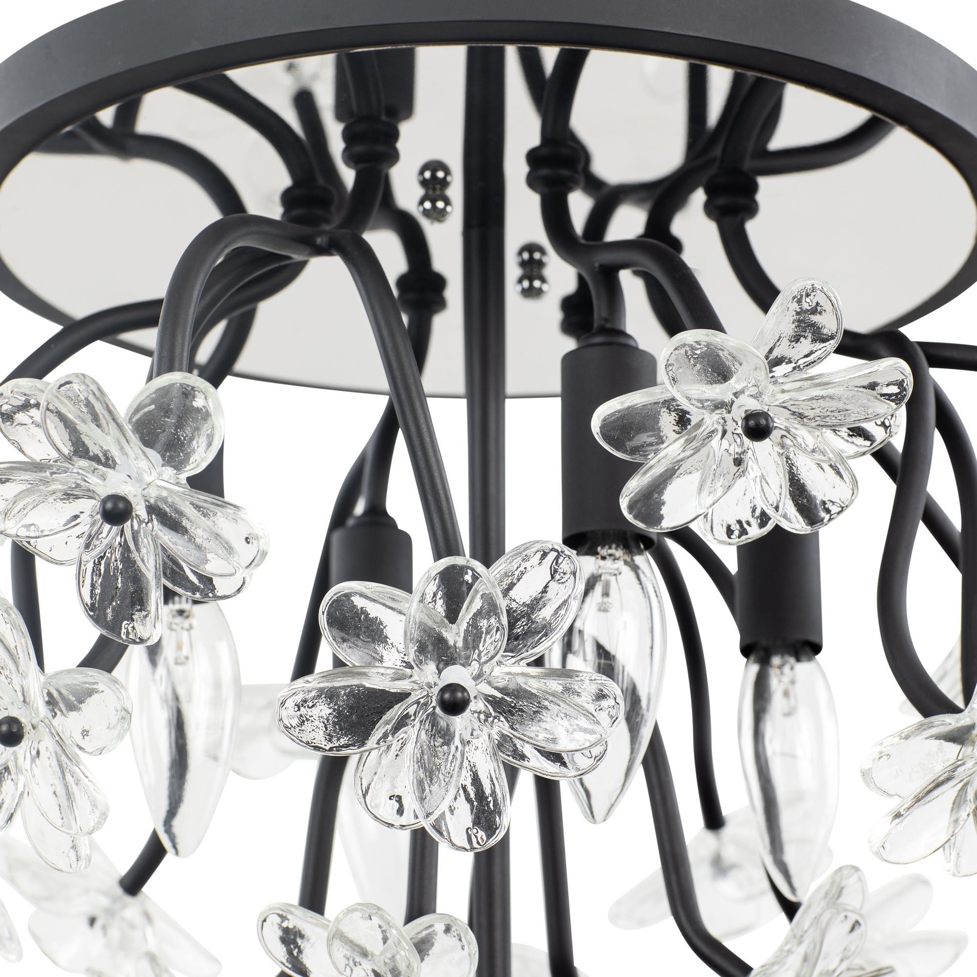 Wildflower 4 Light Semi-Flush Mount