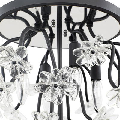 Wildflower 4 Light Semi-Flush Mount