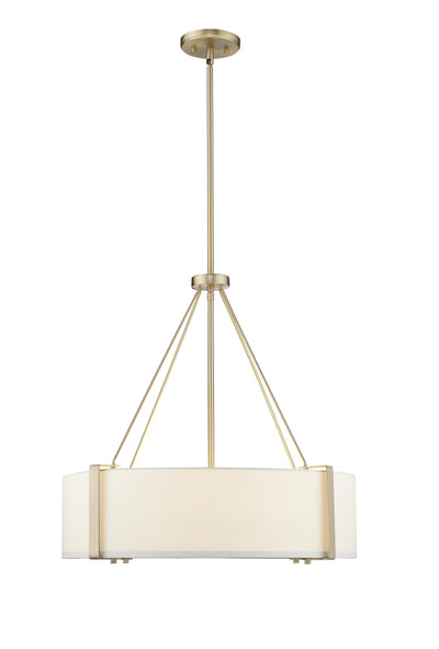 23'' Telfar Modern Gold/White 3 Light Pendant