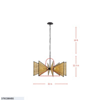 Machina 8 Light Chandelier