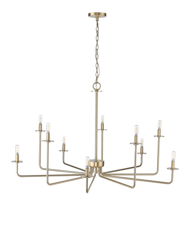 27'' Marceline Modern Gold 10 Light Chandelier