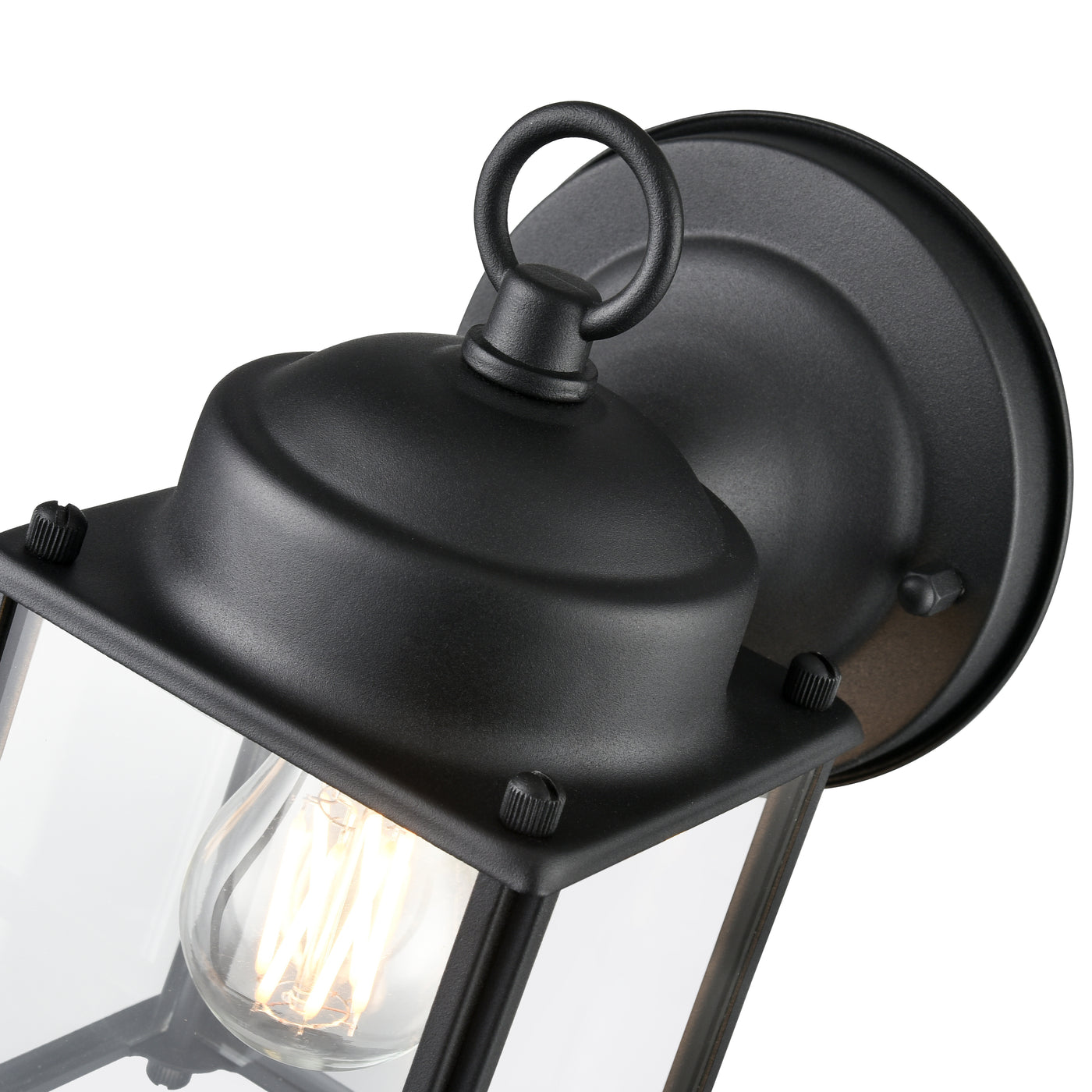 4.53'' Northsted Textured Black 1 Light Wall Sconce