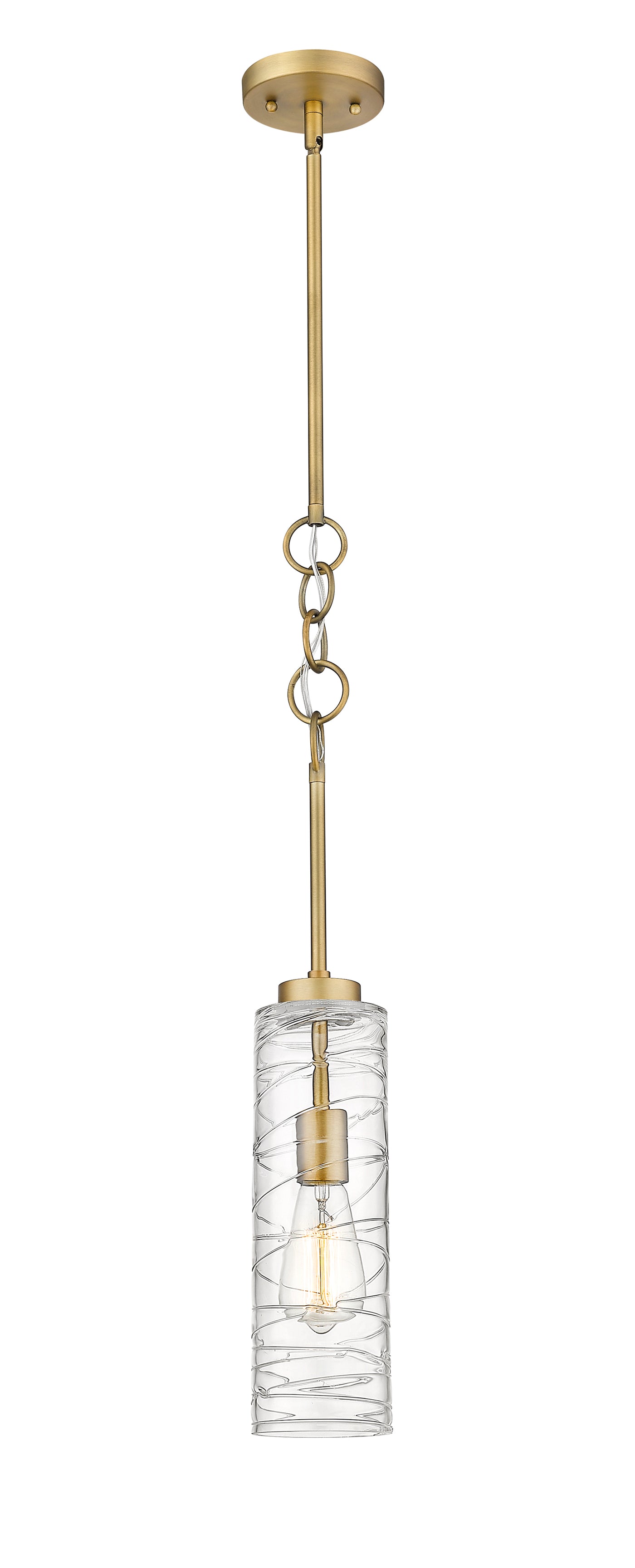 Downtown Urban Mini Pendant Brushed Brass