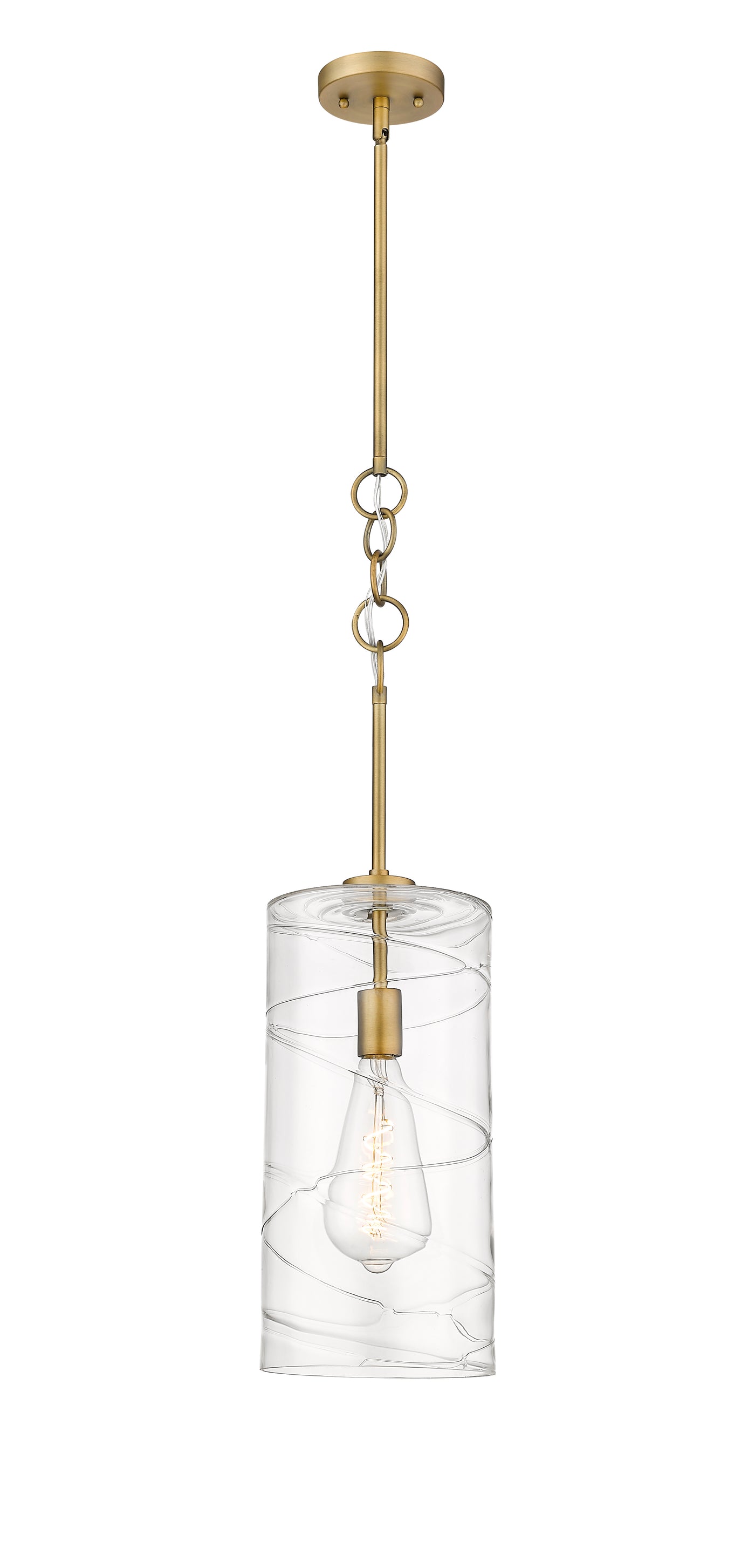 Downtown Urban Mini Pendant Brushed Brass