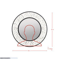 Estela 30-in Round Wall Mirror