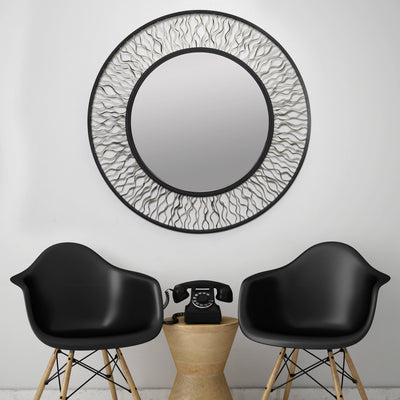 Estela 30-in Round Wall Mirror