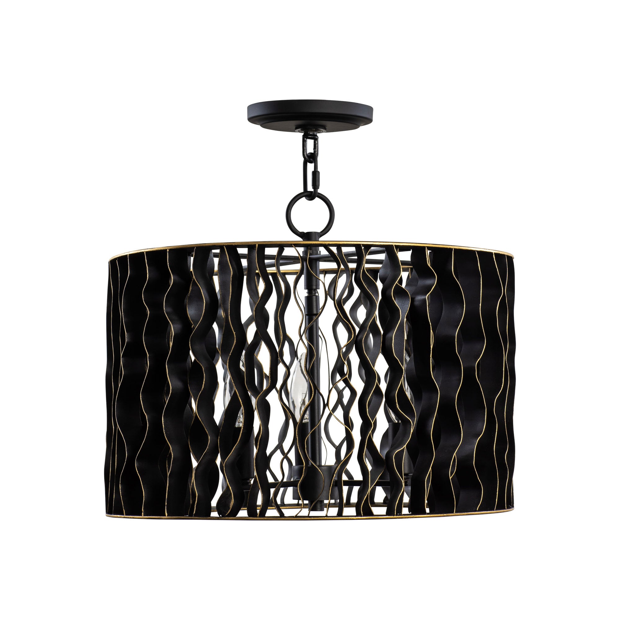 Estela 3 Light Convertible Pendant/Semi-Flush