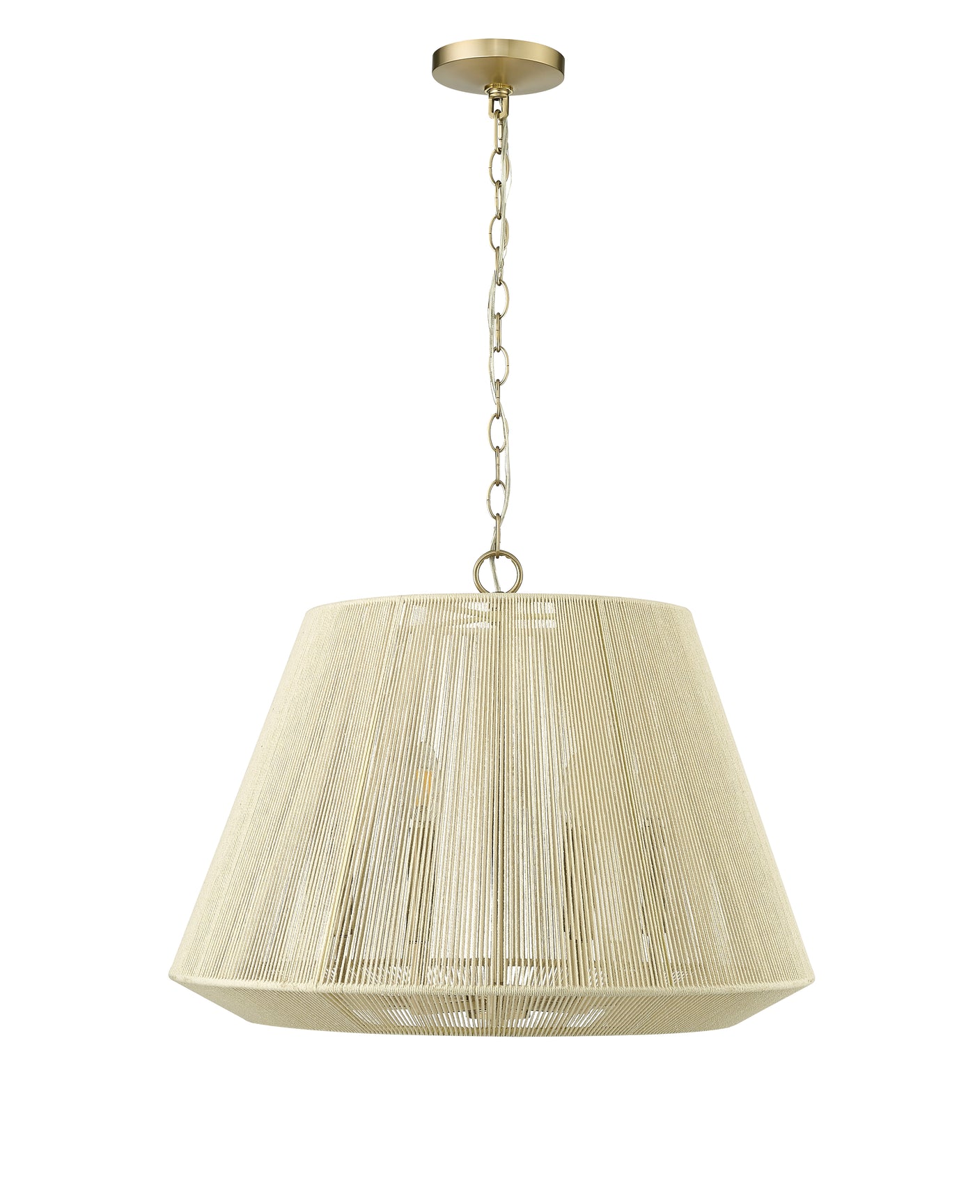 15.4'' Sterling Modern Gold 6 Light Pendant