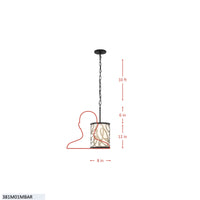Scribble 1 Light Mini Pendant