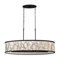 Scribble 6 Light Linear Pendant