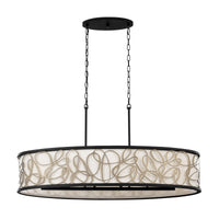 Scribble 6 Light Linear Pendant