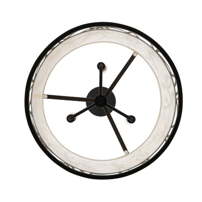 Scribble 3 Light Convertible Pendant/Semi-Flush