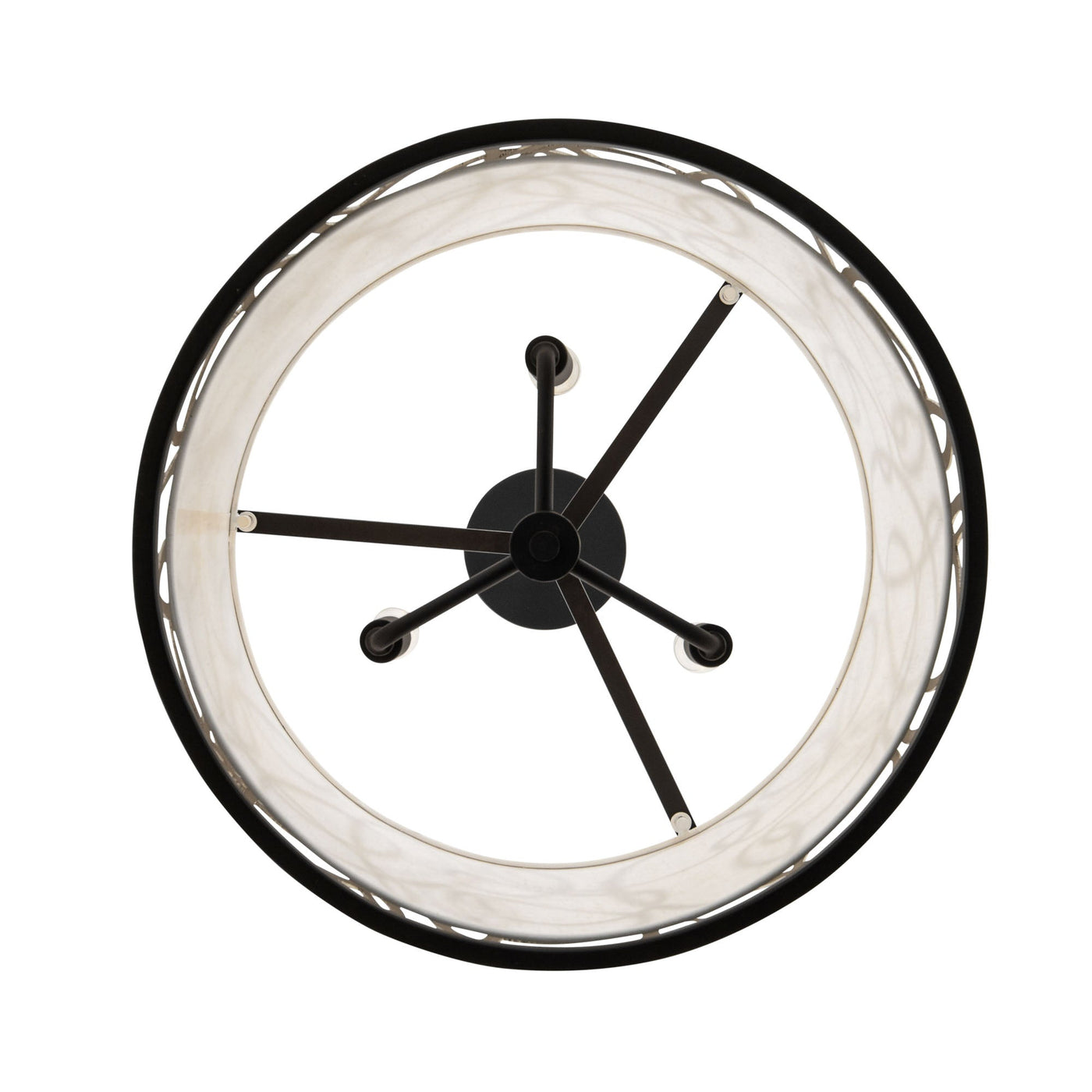 Scribble 3 Light Convertible Pendant/Semi-Flush