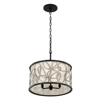 Scribble 3 Light Convertible Pendant/Semi-Flush