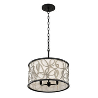 Scribble 3 Light Convertible Pendant/Semi-Flush