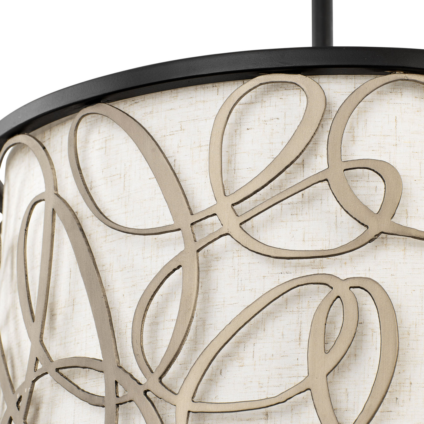 Scribble 3 Light Convertible Pendant/Semi-Flush